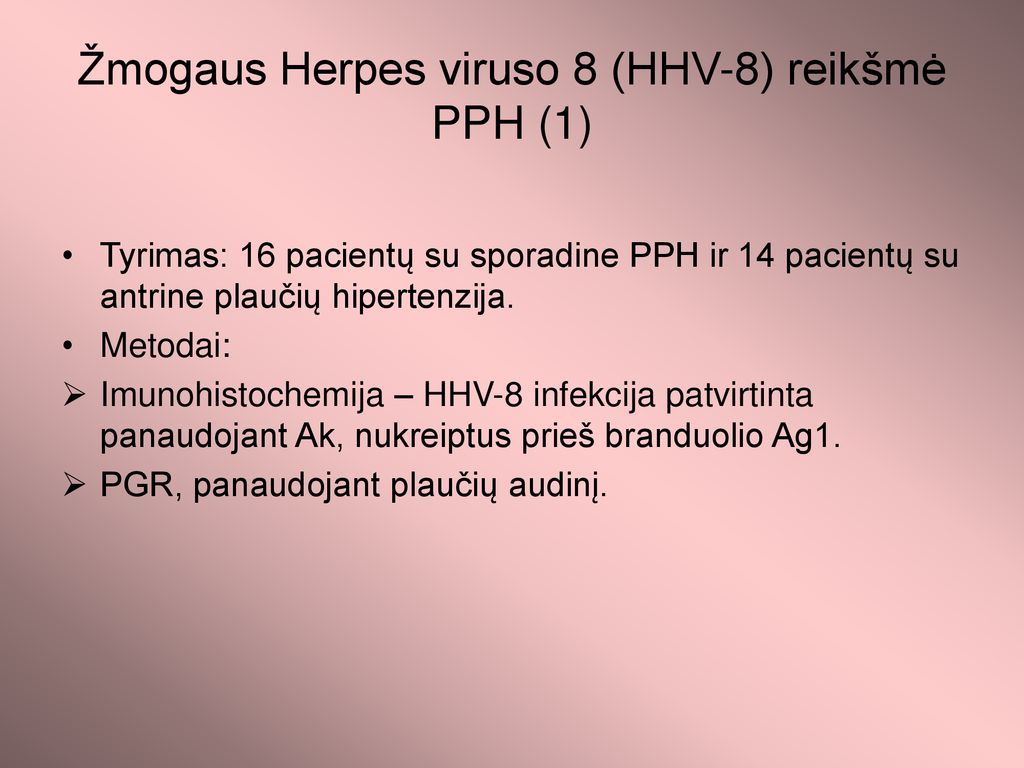 herpes, hipertenzija ishemije kod hipertenzije